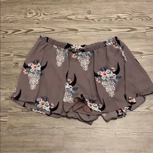Fabric shorts